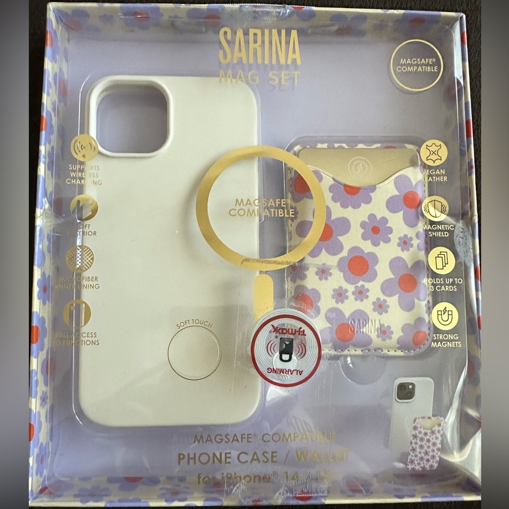 Sarina Mag Set-iPhone 13/14 Case/Wallet
